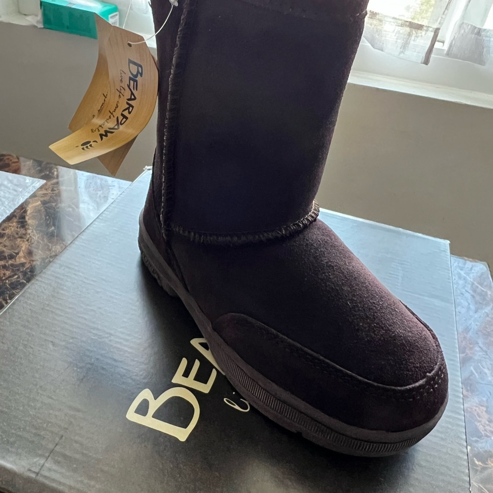 BearPaw Kids Chocolate Brown Boots - Picture 4 of 6